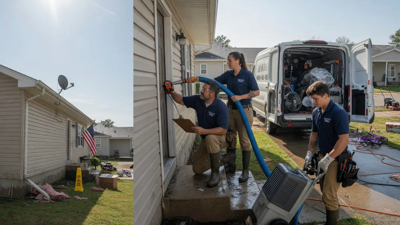 Ceiling Water Damage Restoration in Darrouzett, TX near me